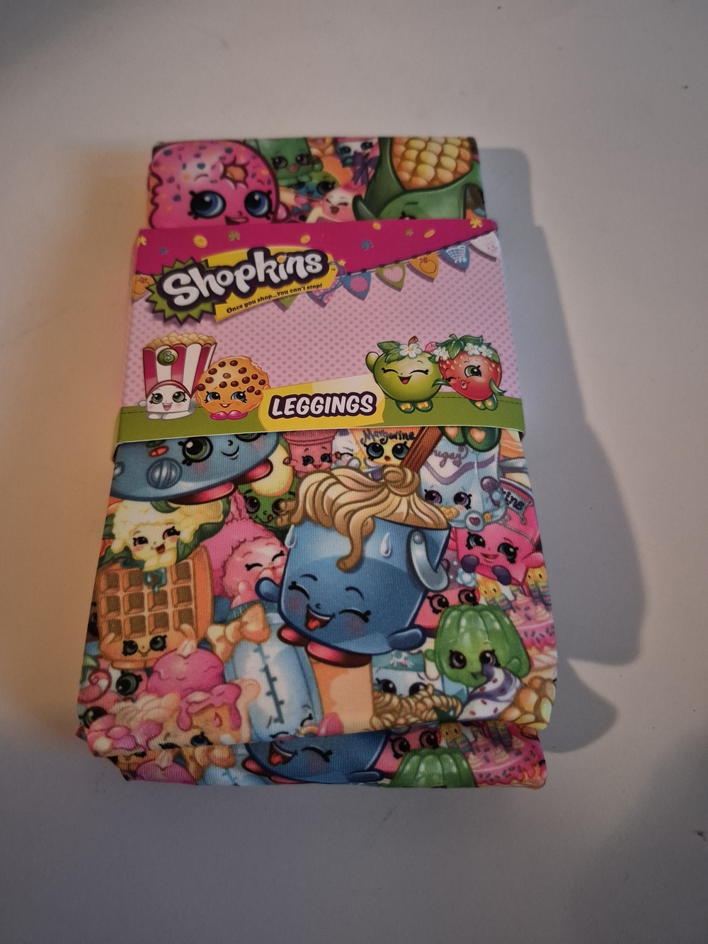 Intimo Shopkins Multicolor Kids Leggings - Pink, Blue, Green, Yellow